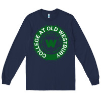 Navy Suny Old Westbury Long Sleeve Tee - linhVisuals