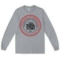 Heather Grey Suny Oneonta Long Sleeve Tee - linhVisuals