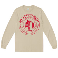 Mushroom Suny Plattsburgh Long Sleeve Tee - linhVisuals