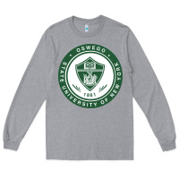 Heather Grey Suny Oswego Long Sleeve Tee - linhVisuals