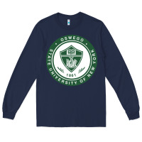 Navy Suny Oswego Long Sleeve Tee - linhVisuals