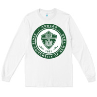 White Suny Oswego Long Sleeve Tee - linhVisuals