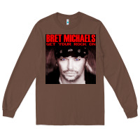 Chestnut #bret michaels get your rock on tour 2022 Long Sleeve Tee - linhVisuals