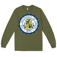 Army Green University Of Akron Long Sleeve Tee - linhVisuals