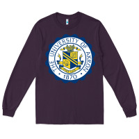 Plum University Of Akron Long Sleeve Tee - linhVisuals