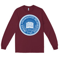 Burgundy University Of Delaware Long Sleeve Tee - linhVisuals