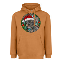 Meerkat Frenchie Christmas Heavyweight Hoodie - RanaPortraitStore