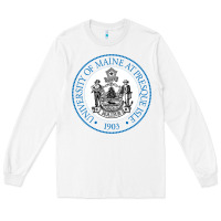 White University Of Maine At Presque Isle Long Sleeve Tee - linhVisuals