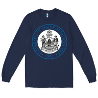 Navy University Of Maine At Presque Isle Long Sleeve Tee - linhVisuals