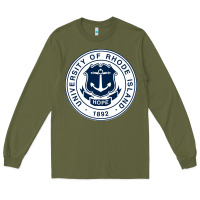 Army Green University Of Rhode Island Long Sleeve Tee - linhVisuals
