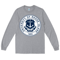 Heather Grey University Of Rhode Island Long Sleeve Tee - linhVisuals