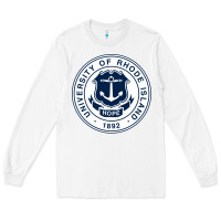 White University Of Rhode Island Long Sleeve Tee - linhVisuals