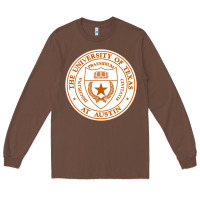 Chestnut University Of Texas At Austin Long Sleeve Tee - linhVisuals
