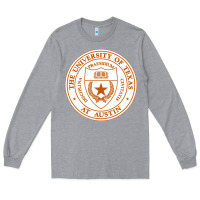 Heather Grey University Of Texas At Austin Long Sleeve Tee - linhVisuals