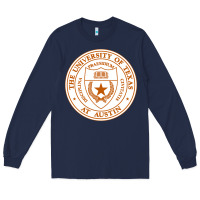 Navy University Of Texas At Austin Long Sleeve Tee - linhVisuals