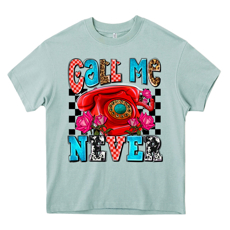 Call Me Never Olivia Heavy Core Tee by OliviaCreatesArt | Teevron