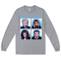 Heather Grey vintage Ace Of The Base Long Sleeve Tee - linhVisuals