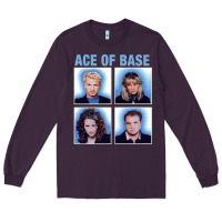 Plum vintage Ace Of The Base Long Sleeve Tee - linhVisuals