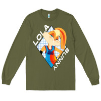 Army Green lola bunny gril Long Sleeve Tee - linhVisuals