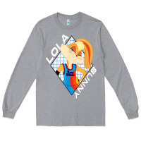 Heather Grey lola bunny gril Long Sleeve Tee - linhVisuals