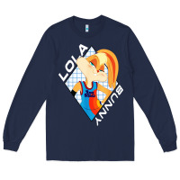 Navy lola bunny gril Long Sleeve Tee - linhVisuals