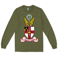 Army Green Virginia Military Institute Long Sleeve Tee - linhVisuals