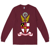 Burgundy Virginia Military Institute Long Sleeve Tee - linhVisuals