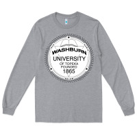 Heather Grey Washburn University Long Sleeve Tee - linhVisuals