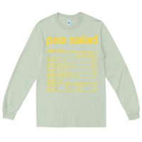 Matcha pea salad nutrition facts funny thanksgiving christmas food Long Sleeve Tee - linhVisuals