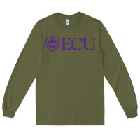 Army Green East Carolina University Long Sleeve Tee - linhVisuals