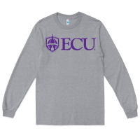 Heather Grey East Carolina University Long Sleeve Tee - linhVisuals