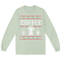 Matcha coffee ugly sweater christmas Long Sleeve Tee - linhVisuals