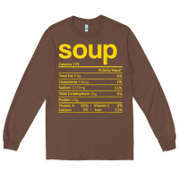 Chestnut soup nutrition facts funny thanksgiving christmas food Long Sleeve Tee - linhVisuals