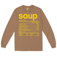 Toasted Coconut soup nutrition facts funny thanksgiving christmas food Long Sleeve Tee - linhVisuals