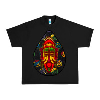 Black african masks teardrop  6 Urban Heavy Tee - BundleAndBundleShop