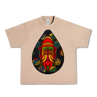 Burro african masks teardrop  6 Urban Heavy Tee - BundleAndBundleShop