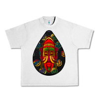 African Masks Teardrop  6 Urban Heavy Tee | Teevron