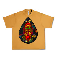 Peanut Butter african masks teardrop  6 Urban Heavy Tee - BundleAndBundleShop