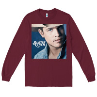 Burgundy dustin lynch gayanya kul Long Sleeve Tee - linhVisuals