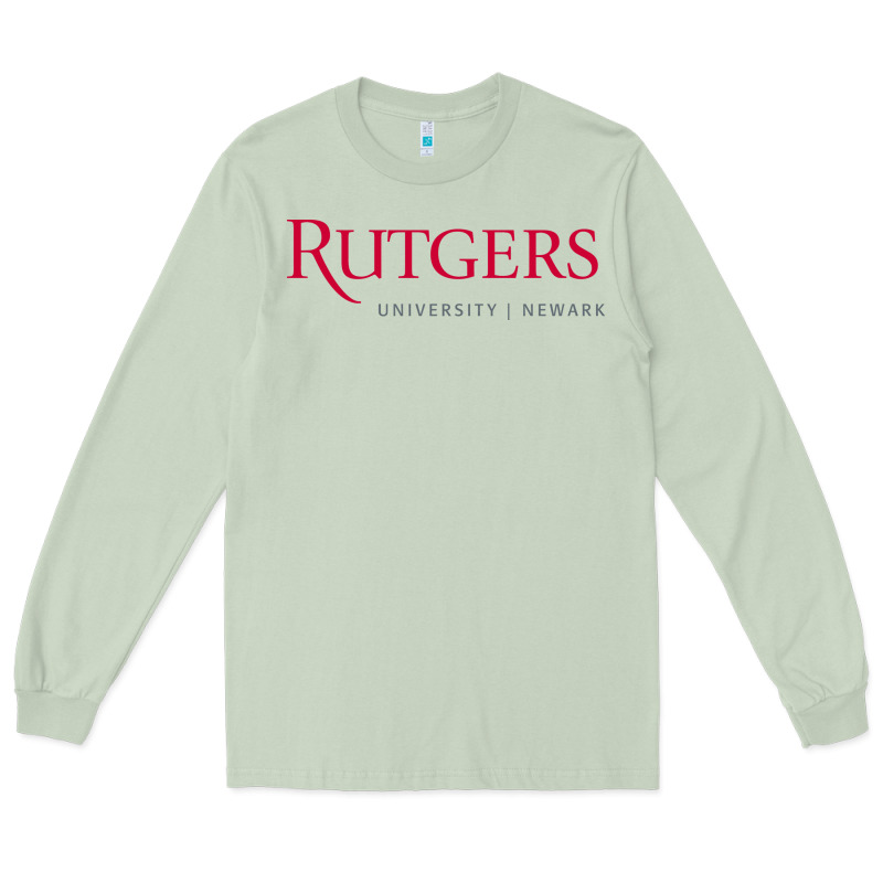 Rutgers University Newark Logotype Long Sleeve Tee by linhVisuals | Teevron