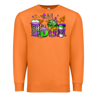 Carrot mardi gras crawfish coffee Premium Sweatshirt - Jasminsmagicworld
