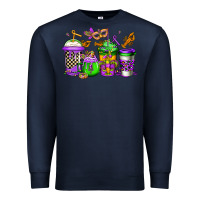 Navy mardi gras crawfish coffee Premium Sweatshirt - Jasminsmagicworld