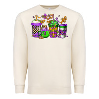 Sandshell mardi gras crawfish coffee Premium Sweatshirt - Jasminsmagicworld
