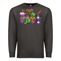 Smoke mardi gras crawfish coffee Premium Sweatshirt - Jasminsmagicworld
