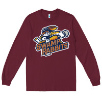 Burgundy greenville-swamp-rabbits-merch Long Sleeve Tee - linhVisuals