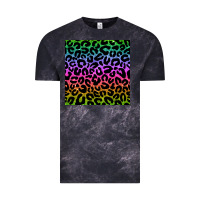 Cloud Black leopard glitter seamless pattern Vintage Tee - BundleAndBundleShop