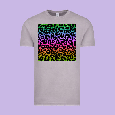 Leopard Glitter Seamless Pattern Vintage Tee Designed By Bundleandbundleshop