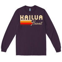 Plum kailua hawaii Long Sleeve Tee - linhVisuals