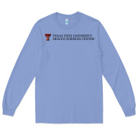 Colony Blue Texas Tech University Health Sciences Center Wordmark Long Sleeve Tee - linhVisuals