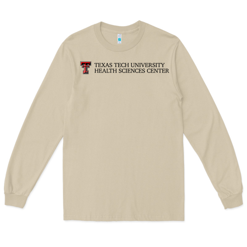 Texas Tech University Health Sciences Center Wordmark Long Sleeve Tee by linhVisuals | Teevron
